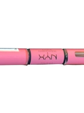 NYX Dual-Ended Lipstick & Gloss — Bright Pink